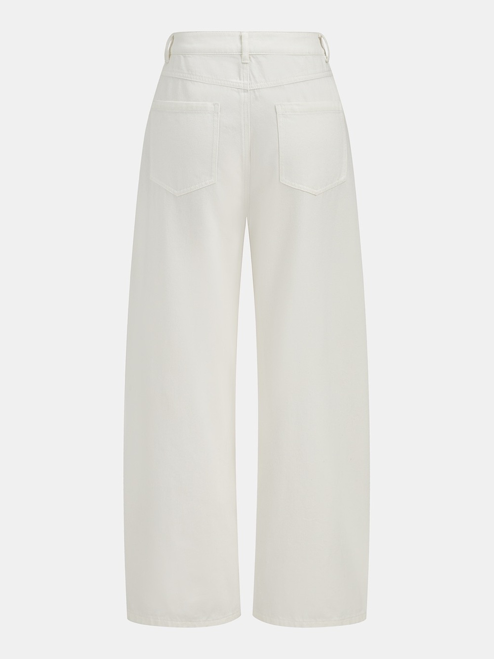 Commense Mid Waist Wide Leg Denim Pants - Picture 2 of 4